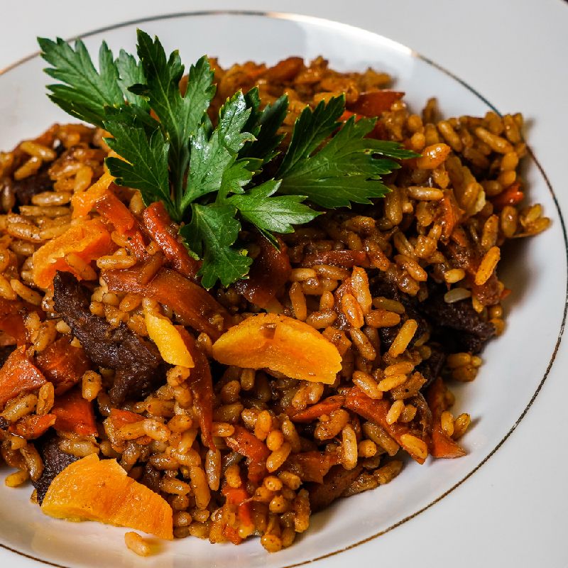 Плов с говядиной